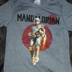 Star Wars Mandalorian Blue T-Shirt